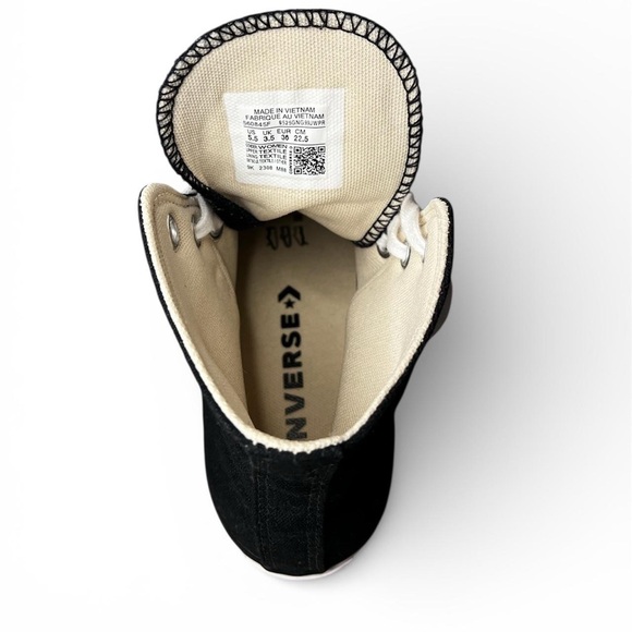 Converse Black Canvas Sneakers - Picture 4 of 4